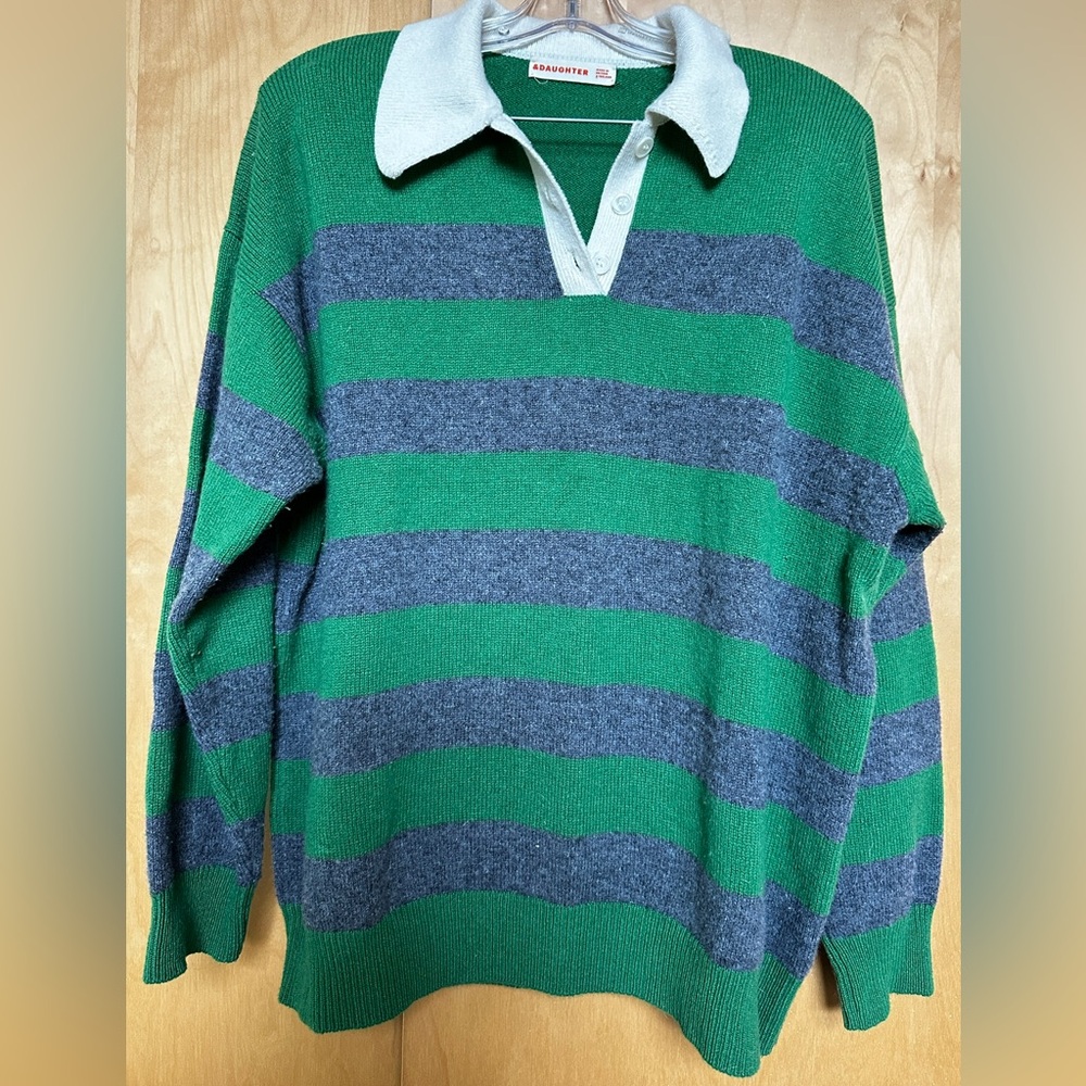 &Daughter Edith wool polo sweater